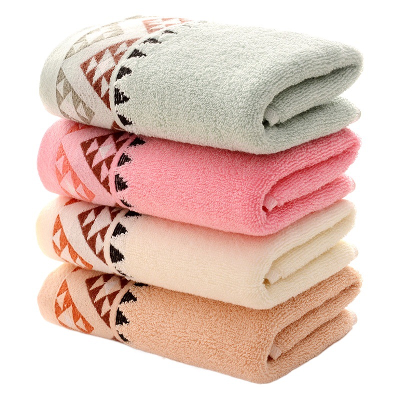 Towel Manufacturer Wholesale Pure Cotton Large Towel Adult Face Wash Soft Absorbent Thickeneded Towel Custom Logo Labor Protection Towel