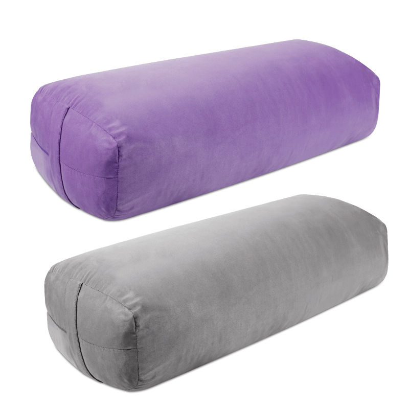 Picture of Yoga Pillow, Professional Iyengar Assistive Device, Yoga High-Elastic Shoulder Inversion Pad, Yin Yoga Pillow, Buckwheat Shell Pillow