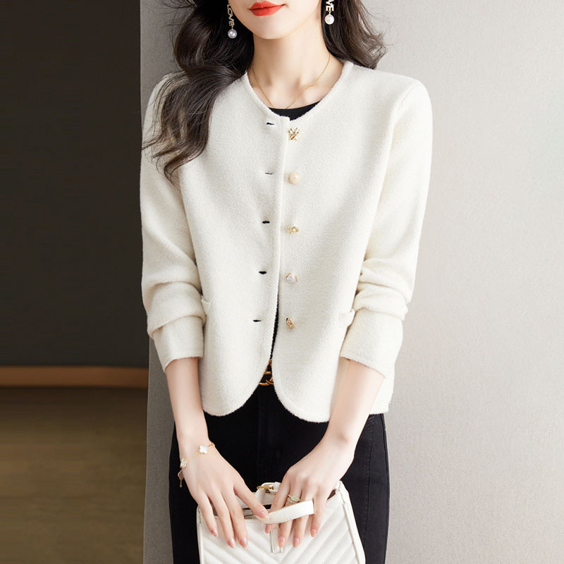 Xiao Xiang Style Short Coat Women's Autumn New High Sense Fashion Elegant Top Casual Loose Cardigan