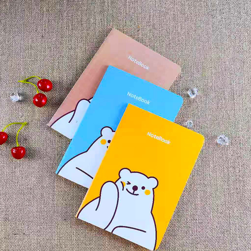 Cross-border cute cartoon creative soft copy line book advertising student draft stitching diary class homework exercise book