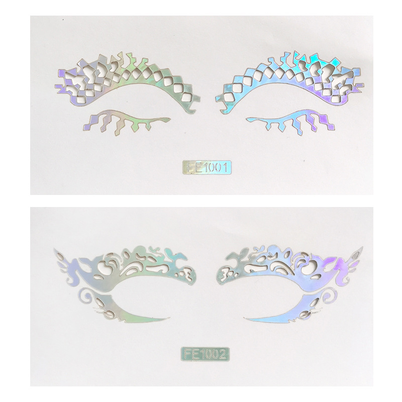 Picture of Spot Eyeliner Stickers for Lazy European and American Eye Makeup Stickers Laser Cut Out Template Makeup Painted Tattoo Stickers