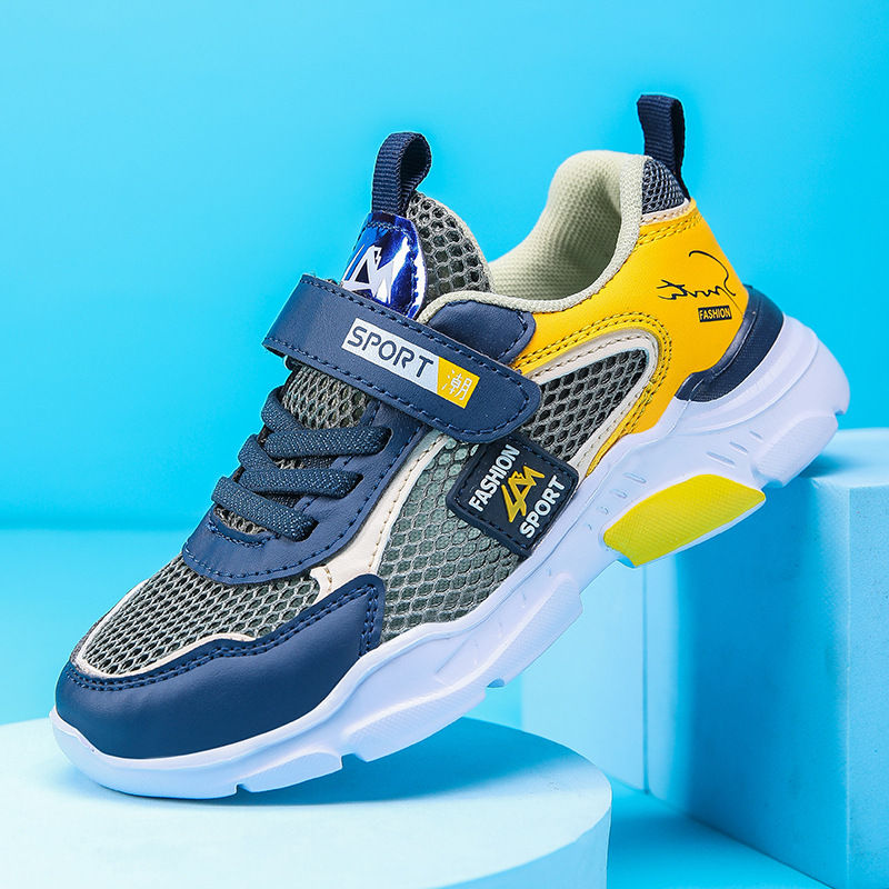 Picture of Sneakers Sports Walking Shoes Boys Zhongda 2024 Net Leather Shoes Casual Shoes Casual Children's Shoes Boys Running New