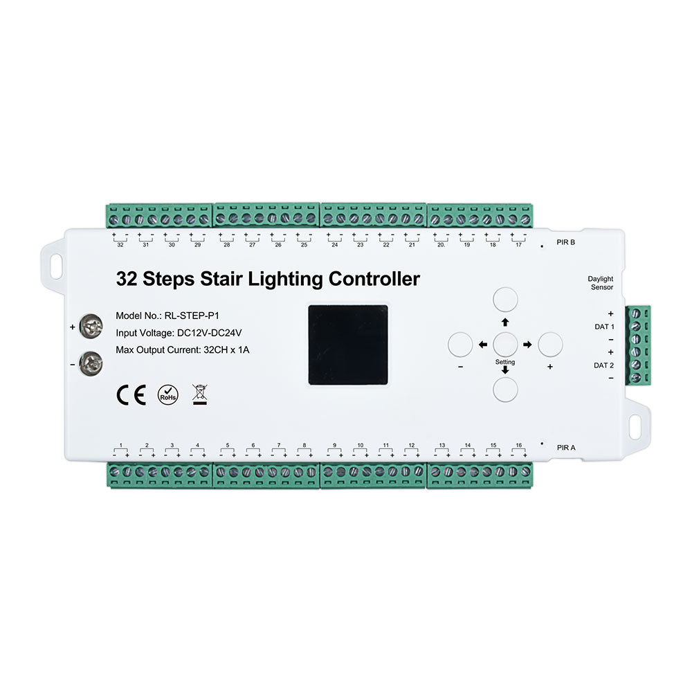 Picture of 32-Step Human Body Sensor Internet Celebrity Stair Light Controller Step Running Water Led Light with Stair Controller