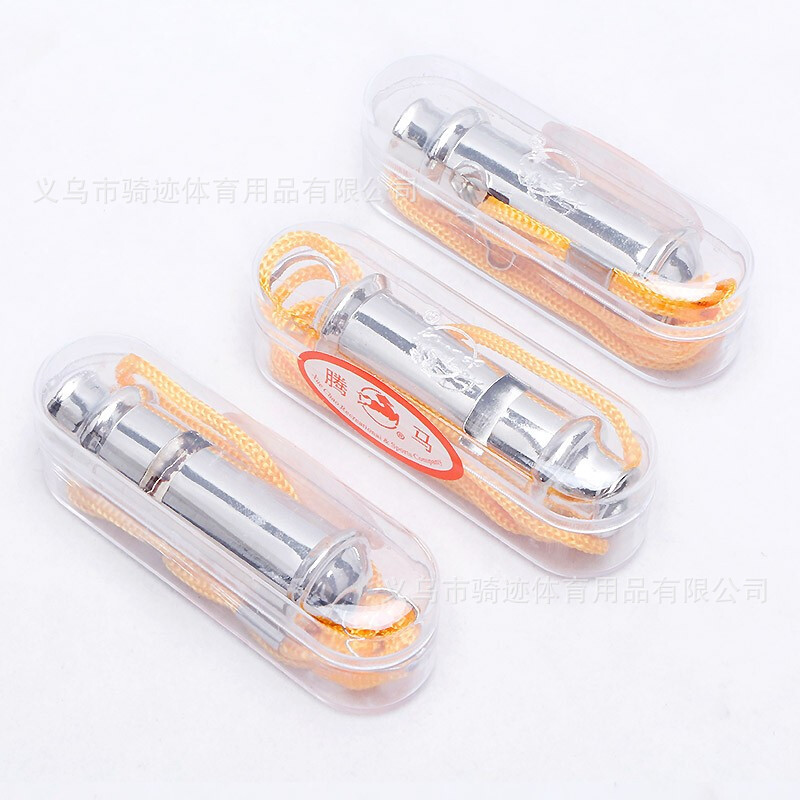 Picture of Police Whistle Stainless Steel Tamma Whistle Outdoor Life Saving Foot Basket Volleyball Sports Coach Professional Competition Training Whistle