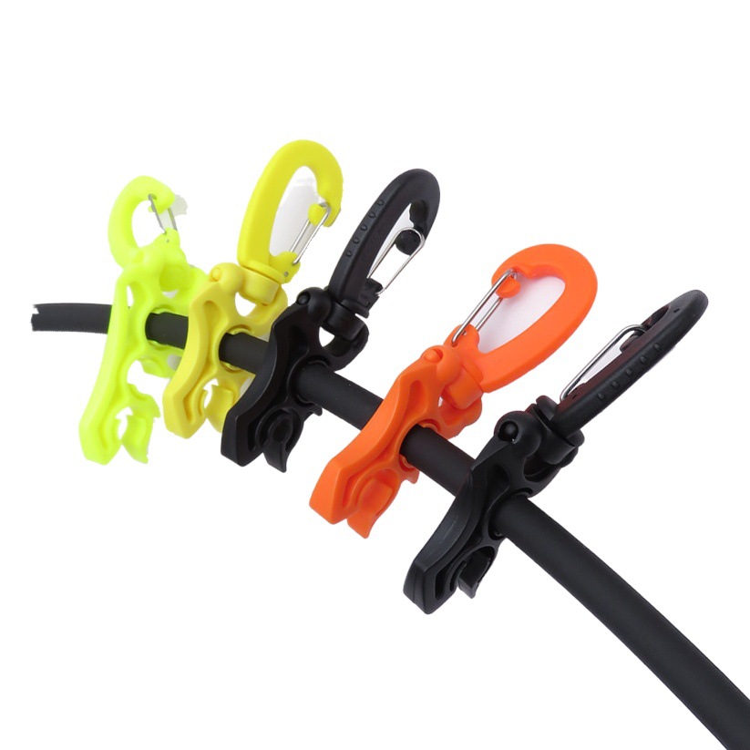 Spare secondary head hanging buckle BC low pressure pipe clamp low pressure pipe fixing hook diving accessories