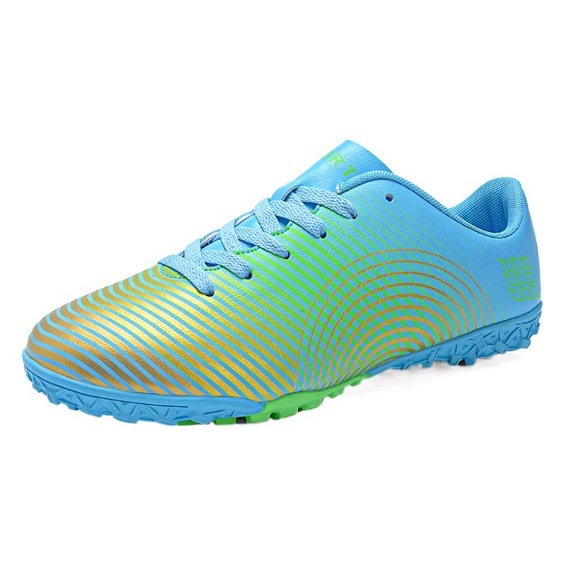 Picture of Factory straight hair football shoes broken nails TF breathable artificial grass football shoes professional competition training shoes cross-border style