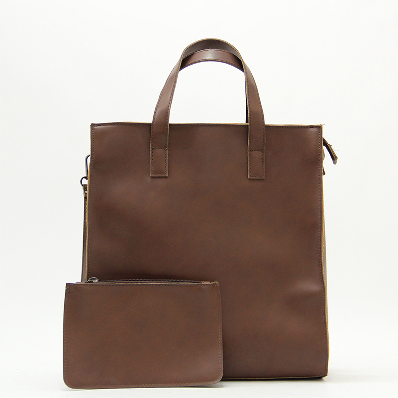 Picture of Men's Bag Handbag Small Trend Briefcase Crazy Horse Leather Shoulder Bag Trendy Large Capacity Crossbody Bag