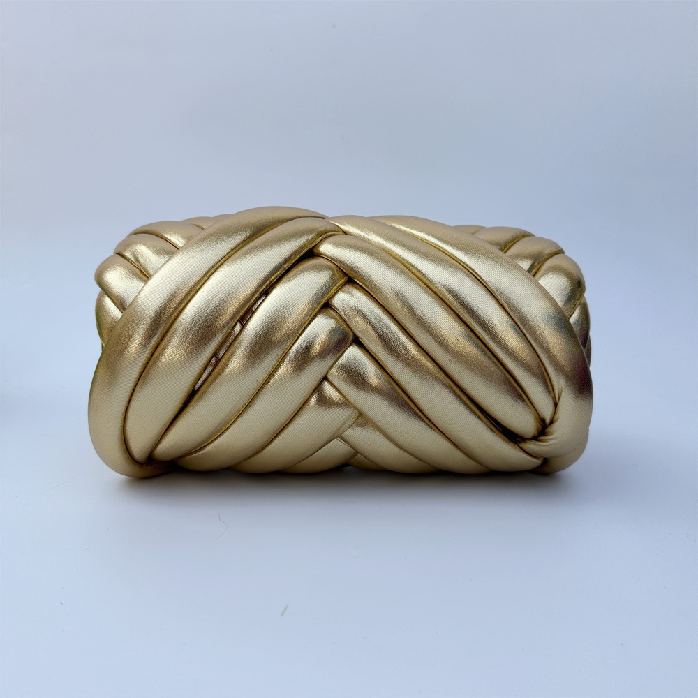 Picture of New Metal Thread Shiny Leather Material Iceland DIY Bag Handmade Woven Fabric Strips Pillow Cat Bed Filling Yarn