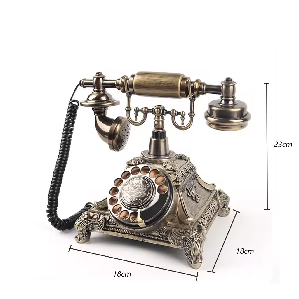 Picture of Cross-border special for old-fashioned retro card recording telephone antique wedding party landline telephone message book telephone