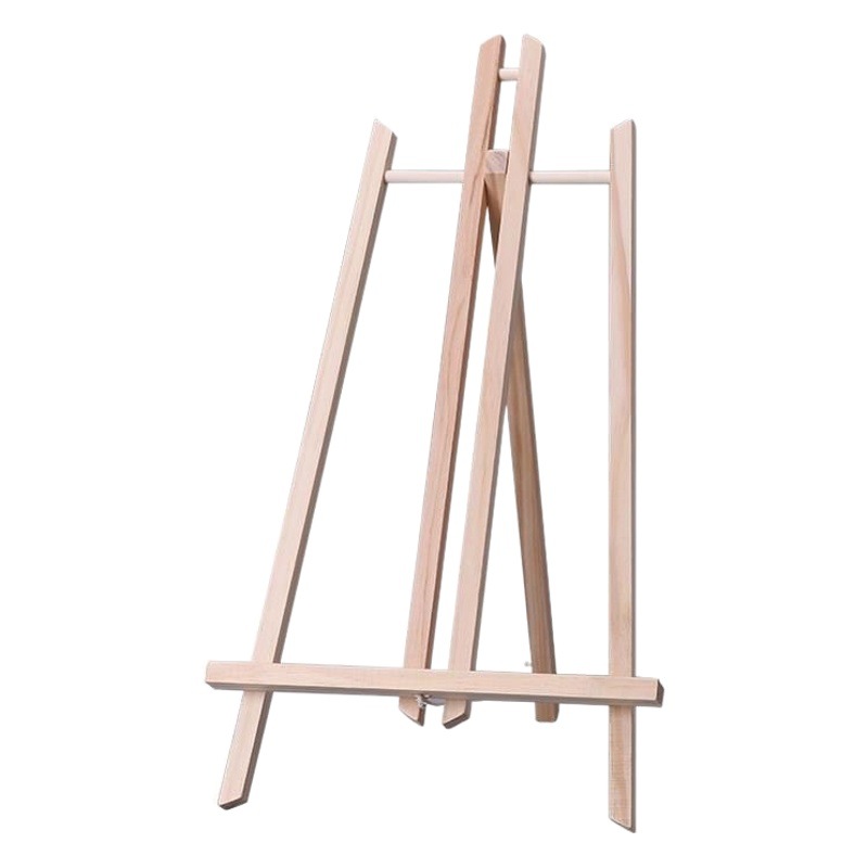 Trapezoid easel pine 30cm easel 40cm 50cm desktop easel wholesale activity folding rack wholesale