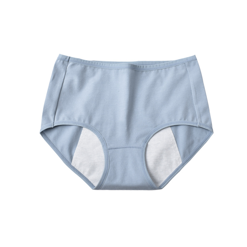 Picture of Women's Mid-waist cotton breathable physiological period underwear cotton bottom crotch anti-side leakage menstrual sanitary pants briefs