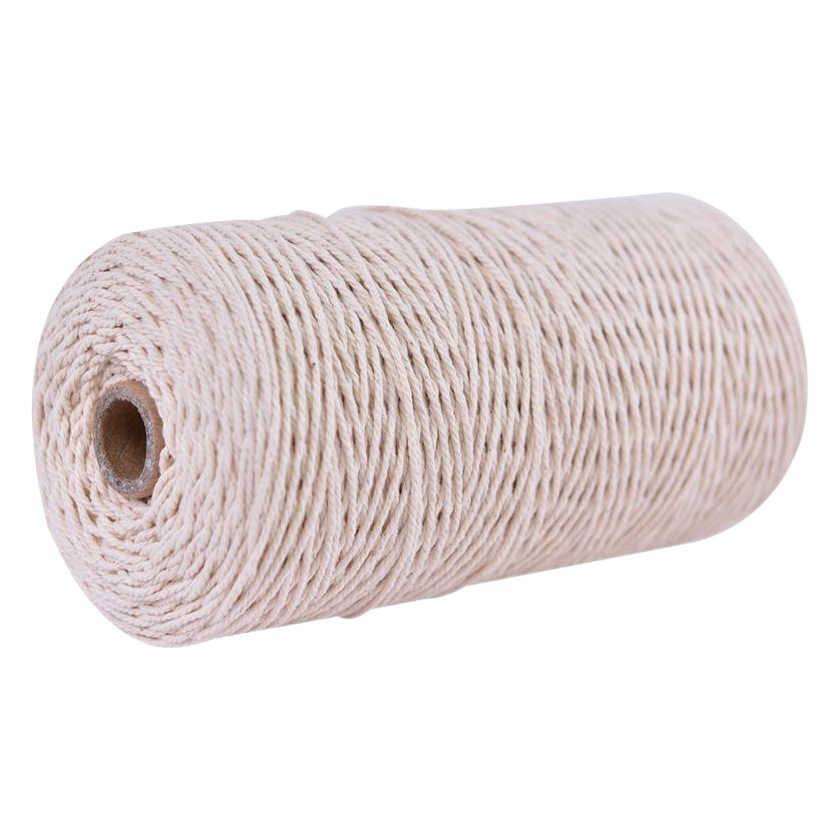 Thick and thin cotton thread rope DIY handmade decorative tapestry woven rope zongzi bundle crab tag rope accessories