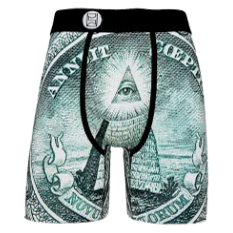 Picture of Men's Underwear Cartoon Print Men's Quick-Drying Boxer Briefs Sports Underwear Fitness Extended Underwear Men's Wholesale