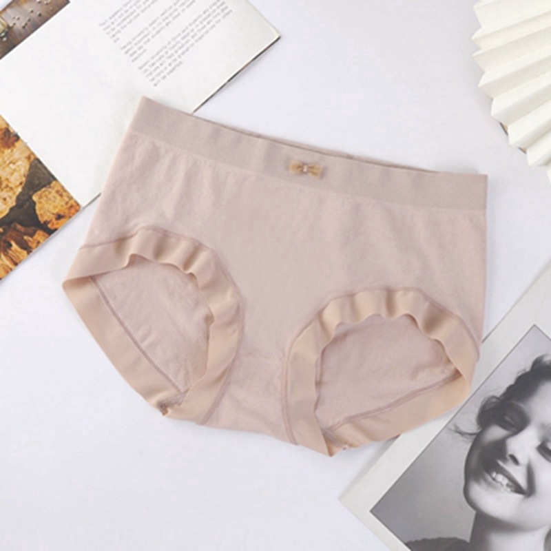 Picture of Lady 2.0 silk moisturizing pants mid-waist antibacterial bottom crotch seamless comfortable breathable women's briefs