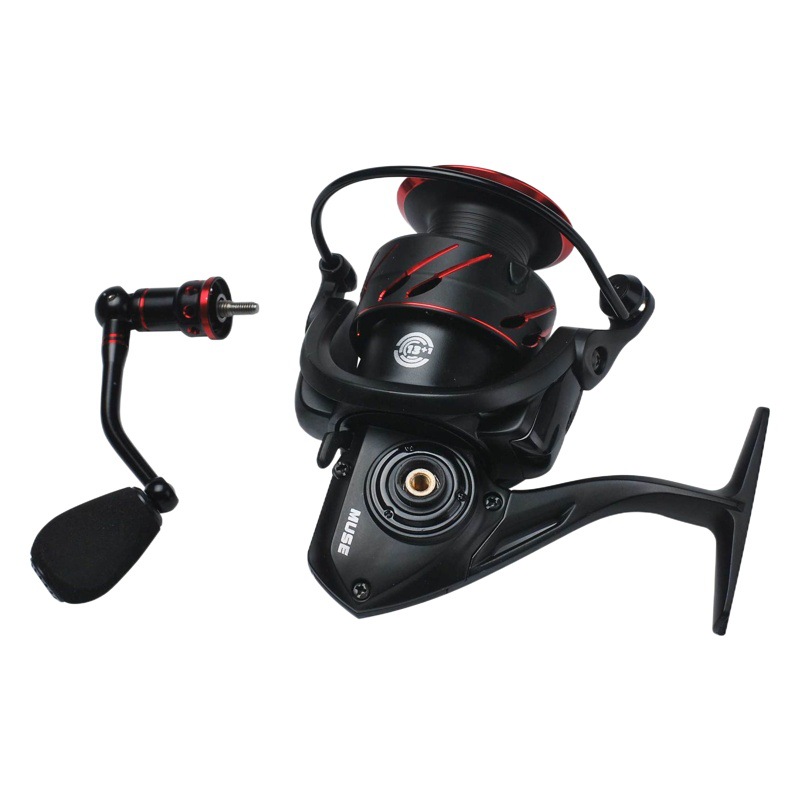 Komailong's new screw-in metal rocker arm micro-object Luya wheel remote investment spinning wheel sea fishing wheel fishing line wheel