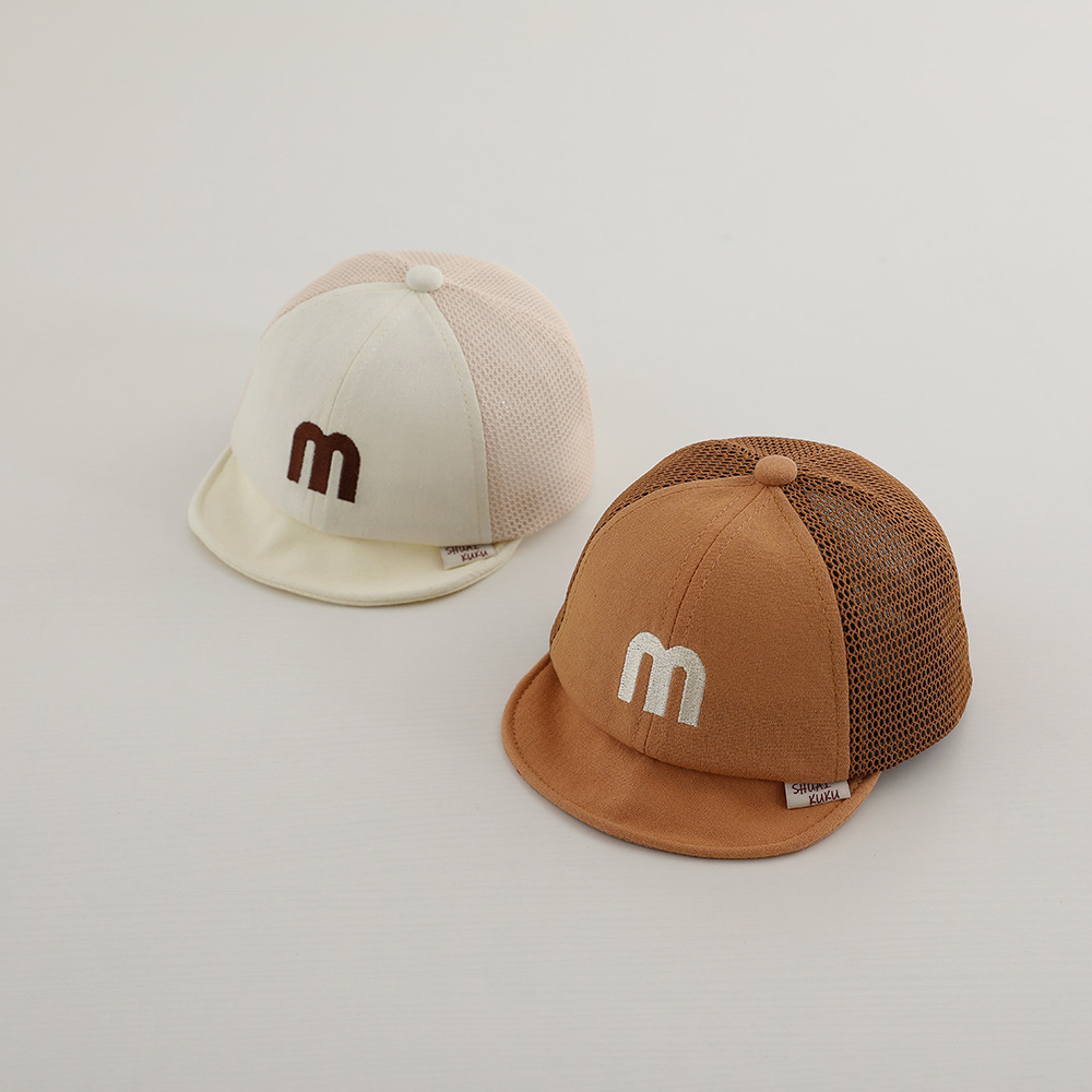Picture of Baby Hat Summer Thin Boys' Cap Shading Mesh Breathable Cool Cap Baby Girl Sunscreen Baseball Cap Trendy