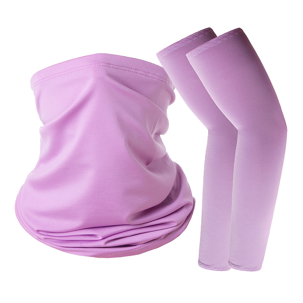 Picture of Ice Silk Sun Protection Sleeves Magic Headscarf Set Summer Sun Protection Cycling Sports Outdoor Equipment Combination Spot Wholesale