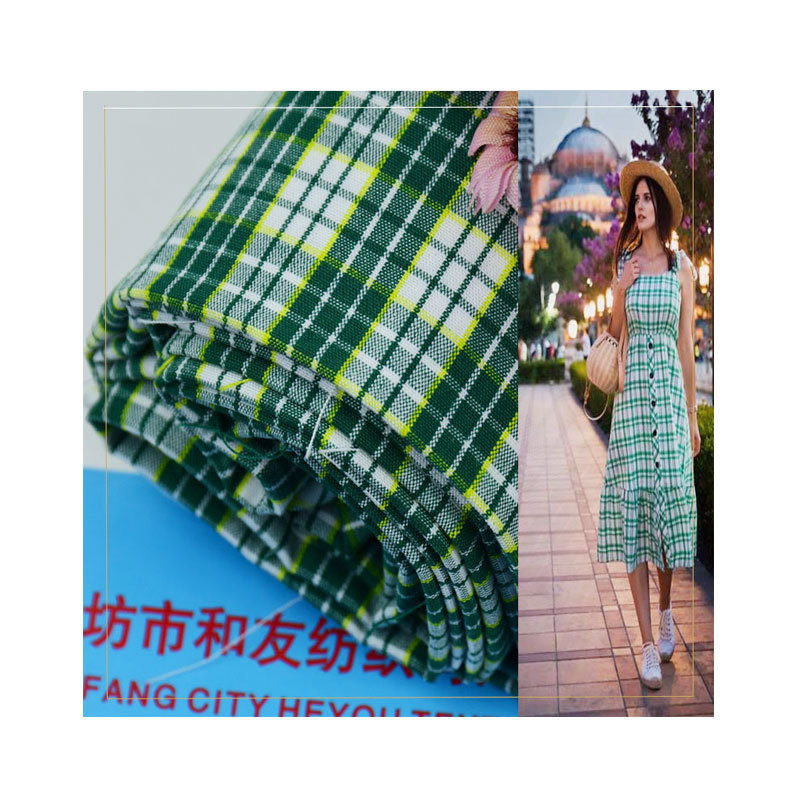 T65% C35% Polyester-Cotton Yarn-Dyed Plaid Fabric for Spring, Summer, and Autumn Student School Uniforms, Shirts, Dresses, and Short Skirts