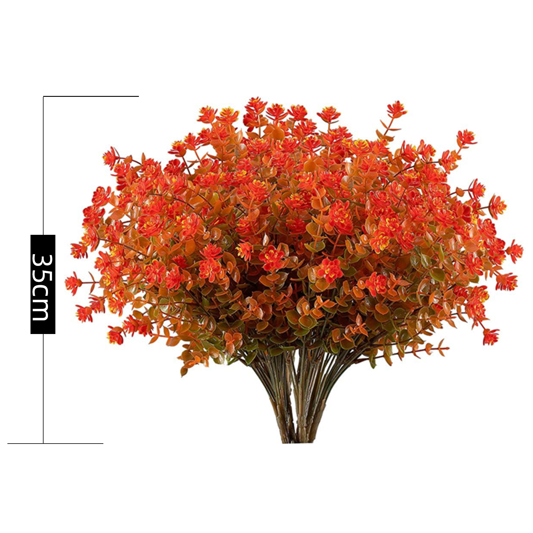 Picture of Amazon cross-border autumn simulation plant artificial artificial flower eucalyptus plastic flower autumn violet home decoration