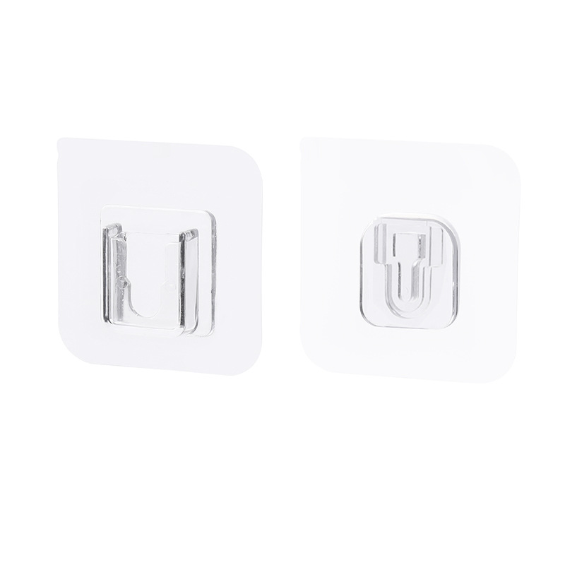 Picture of 261 Multi-function Socket Router Wall Hook Transparent Non-perforated Double-sided Sticker Strong Non-marking Sticker