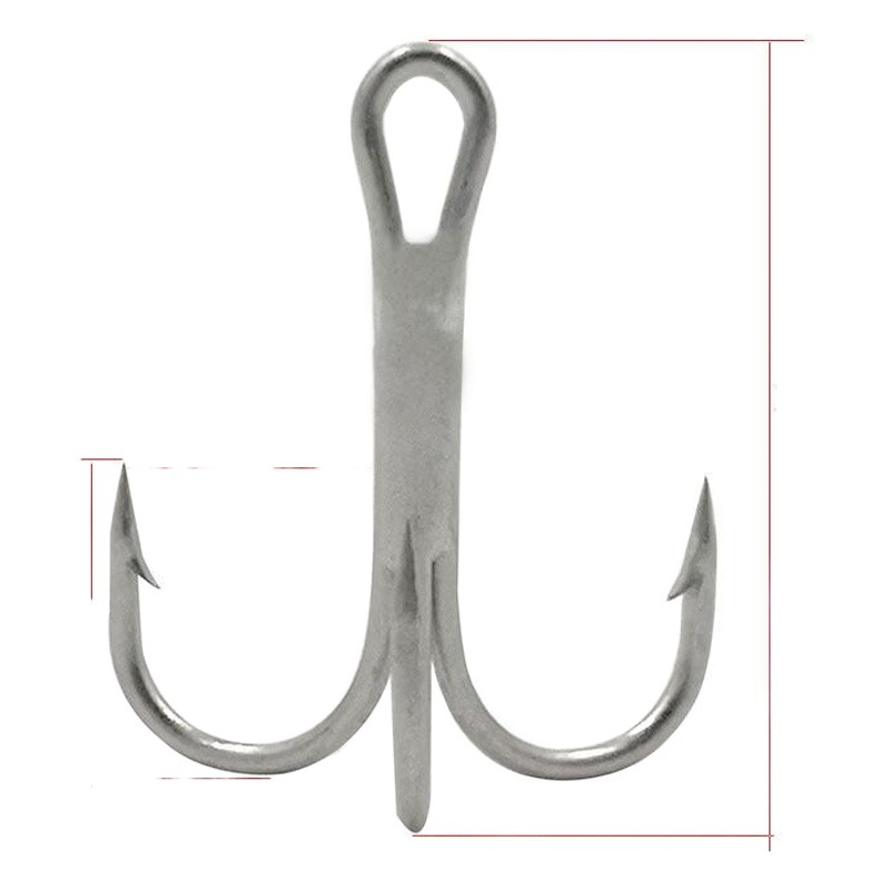 High carbon steel Luya hook three anchor hook three hooks 4 times reinforced anchor hook Luya hook three claw hook hook wholesale