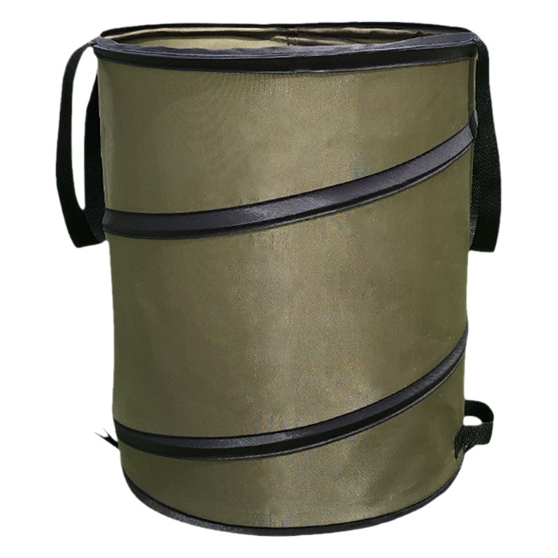 Cross-border outdoor portable round folding bucket garden bucket camping trash can folding trash can garden storage bucket