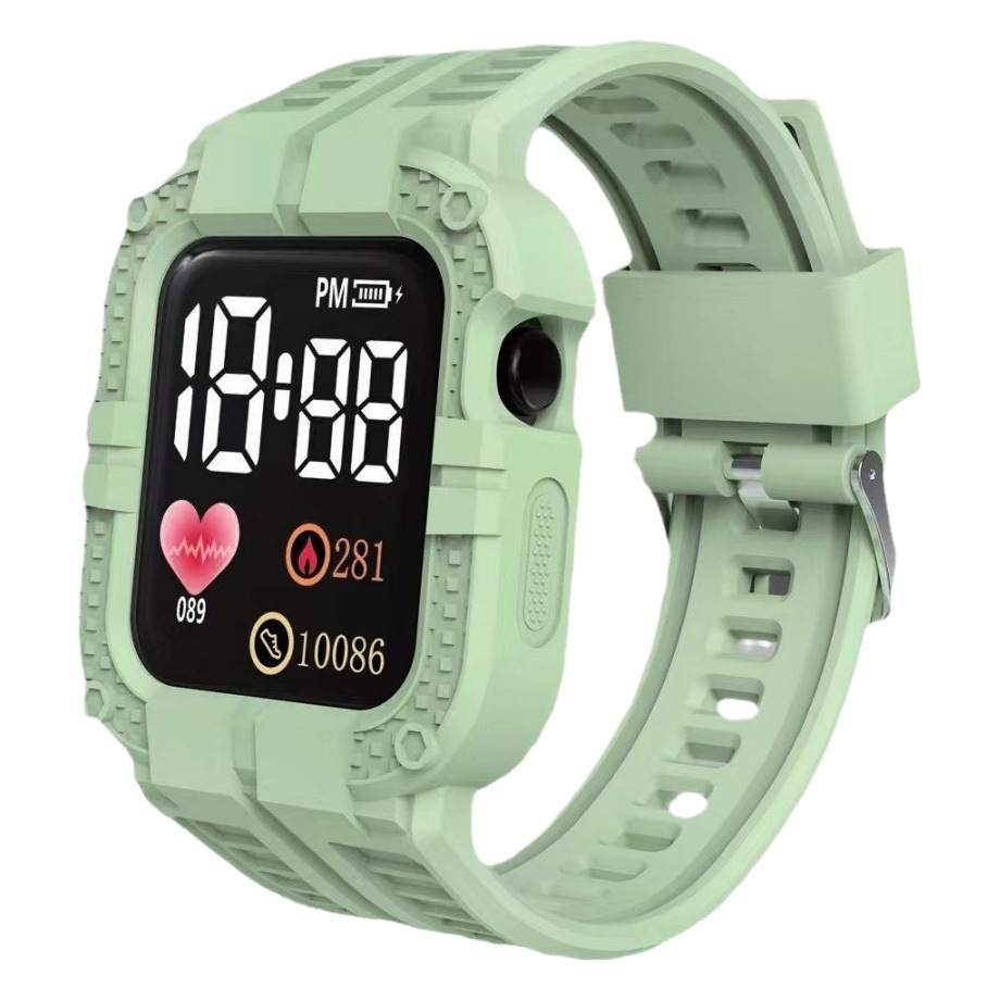 New Led Digital Watch C1S Fashion Trendy Digital Simple Sports Student Kidsren Led Digital Watch Manufacturer