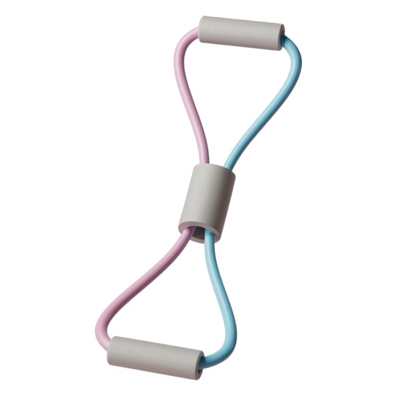 New 8-character puller yoga auxiliary Women's Open shoulder beautiful back elastic training with 8-character chest expansion stretch rope