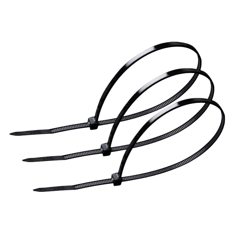 Plastic cable ties wholesale 4*350 self-locking nylon cable ties manufacturers black cable ties spot strapping cable ties