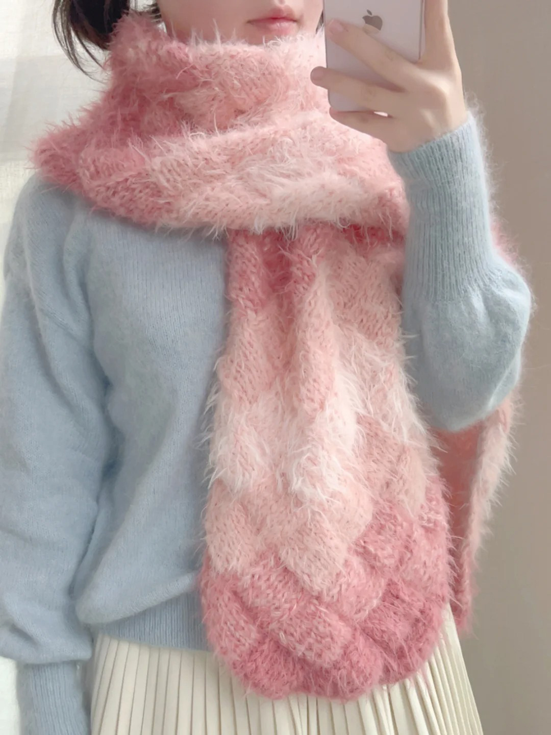 Picture of scarf, wool, handmade, diy, material, bag, knitting, crochet, hand-knitted, gifts, magic balls, passing the time, hooks