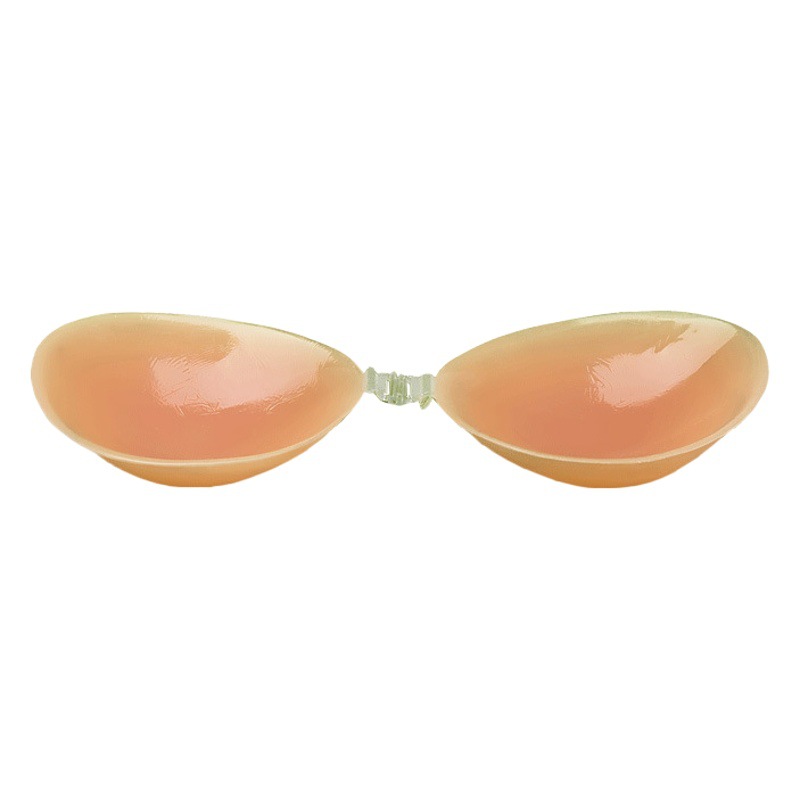 Bonas silicone chest stickers women's summer thin invisible underwear big chest push up top support strap wedding dress small chest breast stickers