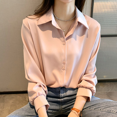 Picture of Shirt Women's 2025 Spring New Fashion Design Sense Top Loose Stacked White Shirt Base Shirt for Women