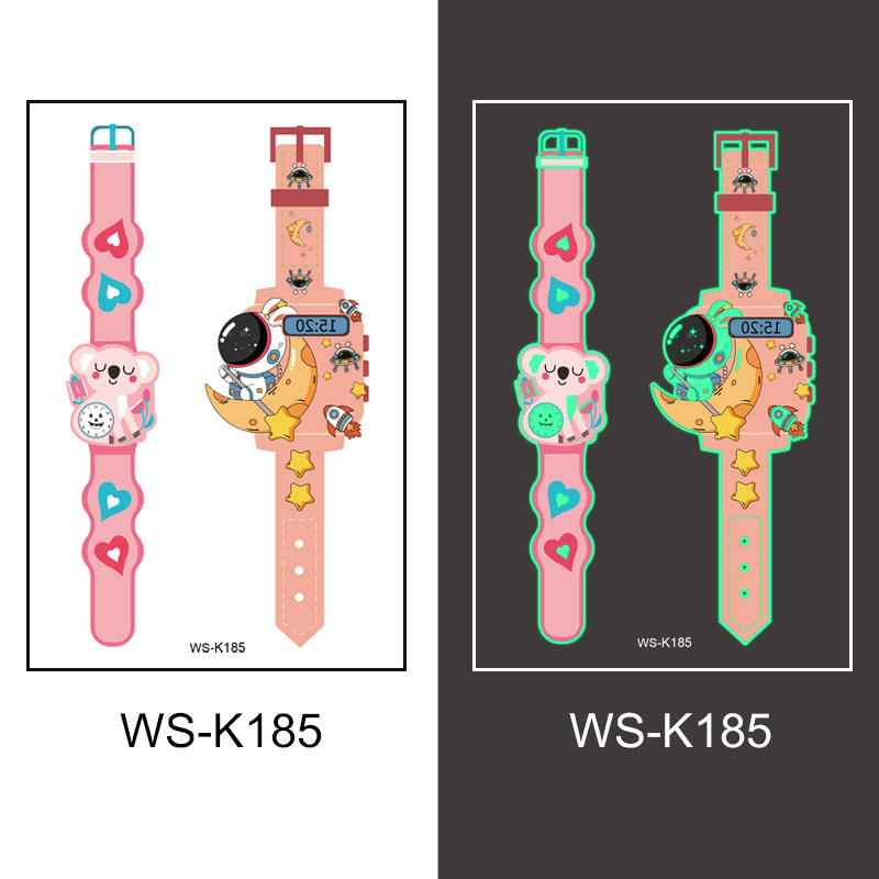 Picture of New cross-border waterproof children luminous watch tattoo stickers for boys and girls luminous watch tattoo stickers wholesale