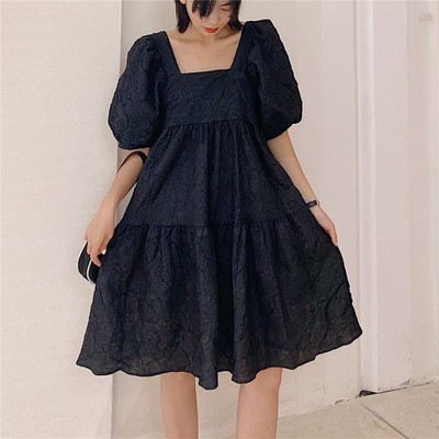 Picture of Maternity Dress Summer Dress Short-sleeved Elegant Outer Wear Loose All-match plus size Spring Fashion High-end Sense Midi dress