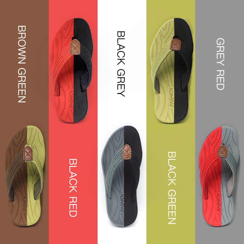 Picture of Cross-border New EVA Soft-soled Lightweight Flip-flops Fashion Trendy Outer Wear Men's Flip-flops Casual Beach Shoes