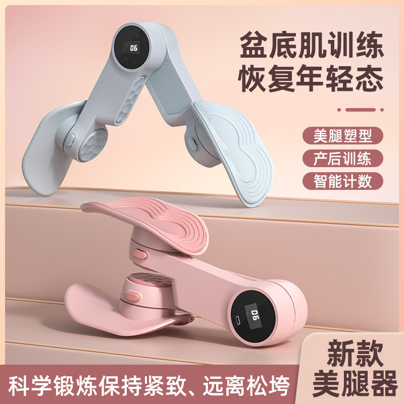 New Pelvic Floor Muscle Trainer for Adults, Thin Leg and Beautiful Leg Device for Women, Postpartum Butt Lift, Multi-Functional Leg Clamp, Chajiu