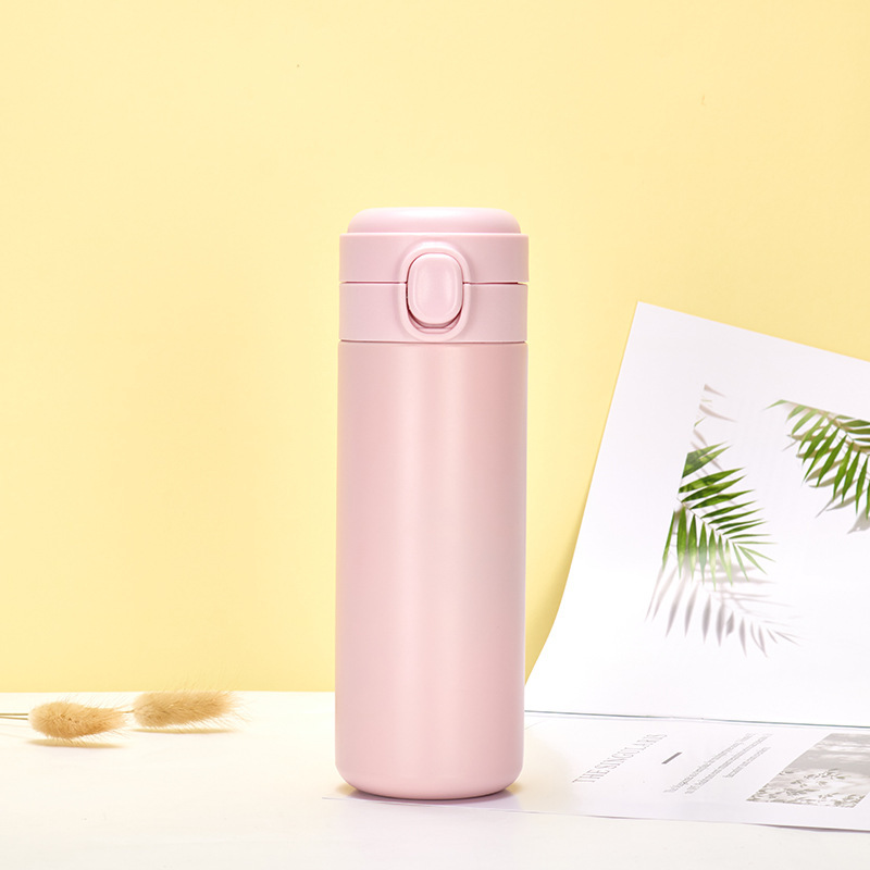 Picture of New 304 stainless steel simple bounce cover pea Cup student fresh mini portable thermos cup wholesale