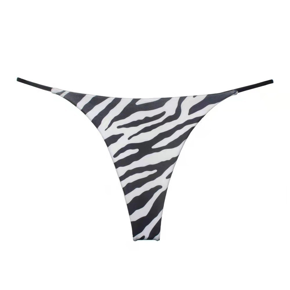 Picture of European and American foreign trade cross-border dedicated to hollow double thin thong low waist bikini sexy underwear wholesale generation