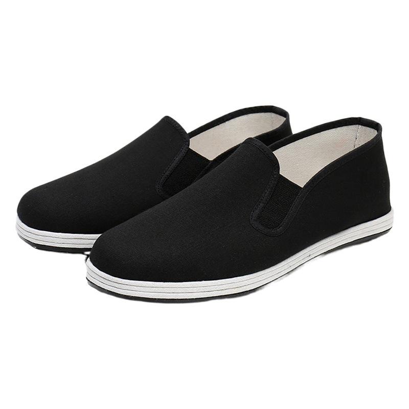 Lutai old Beijing cloth shoes multi-layer sole men's single shoes work shoes Labor shoes lightweight wear-resistant rubber middle-aged and elderly shoes