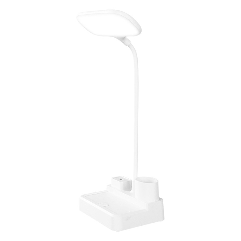 Folding Eye Protection Pen Containers Table Lamp Touch Eye Protection Desk Student Dormitory Rechargeable Learning Bedside Lamp for Children Bedroom