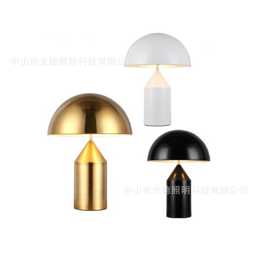Modern Light Luxury Creative Designer Living Room Bedroom Bedside Lamp Nordic Personalized Decorative Table Lamp Eye Protection Mushroom Lamp