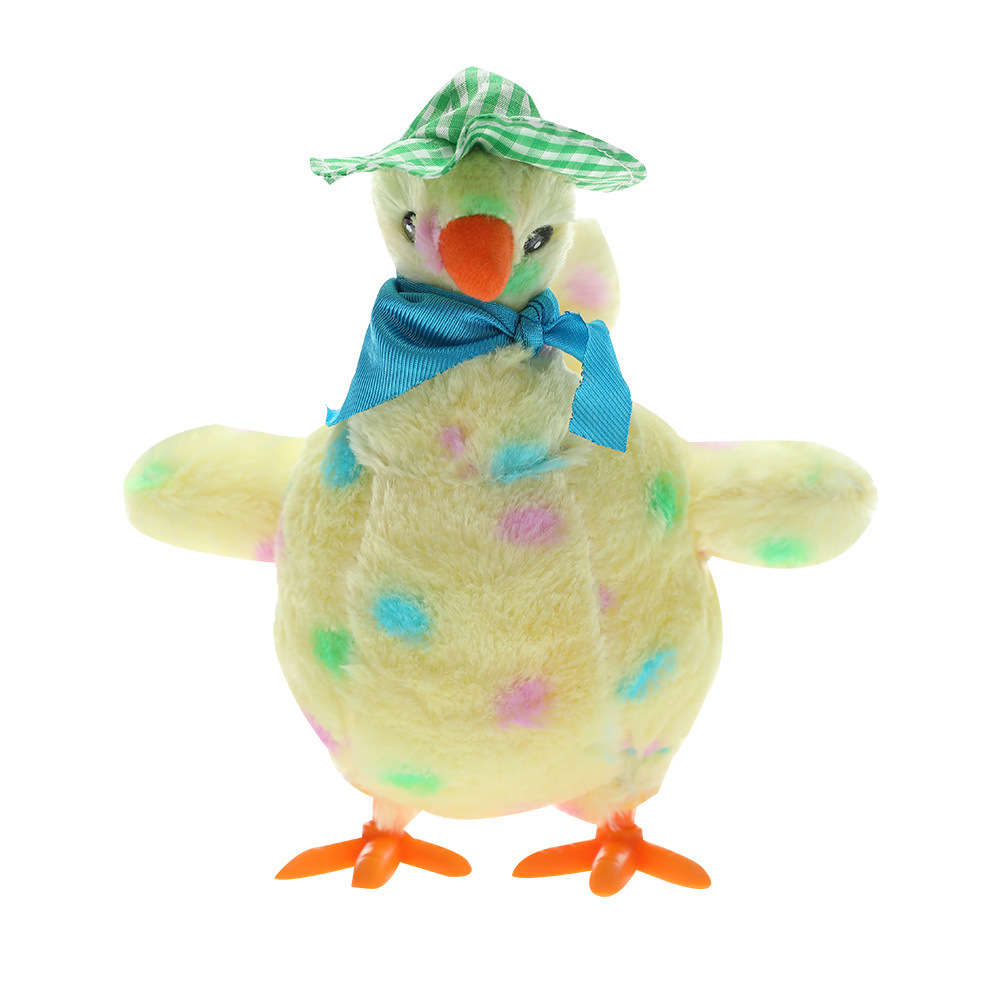 Picture of New laying hen doll decompression toy laying hen electric toy funny sand carving singing can be sent on behalf