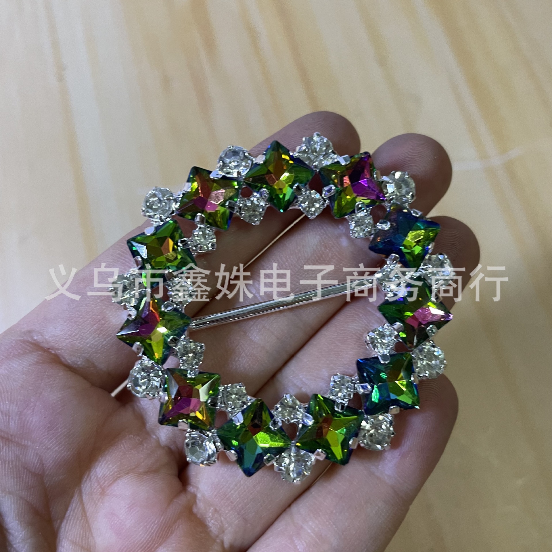 Welding diamond buckle DIY belt decorative buckle shoes bag clothing accessories accessories high-end rhinestone diamond buckle