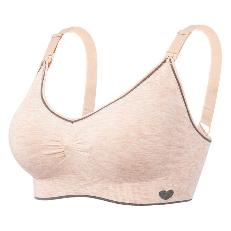 Picture of Modal Seamless Nursing Bra New Black Breathable Maternity Bra Elastic Large Sleep Bra Foreign Trade Cross-Border