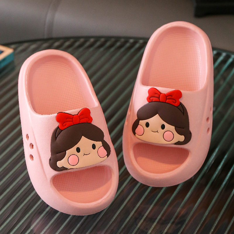 Picture of EVA Children's Slippers Cute Cartoon Boys and Girls Baby Children's Bean Shoes Big Children's Parent-Child Summer Slippers