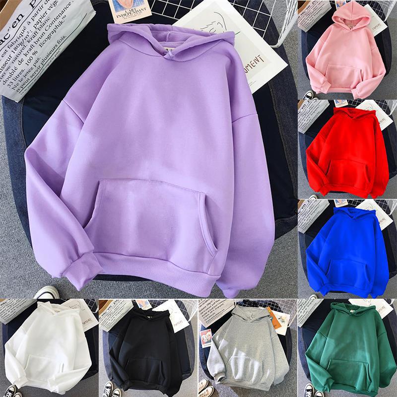 Picture of Cross-border 2021 Amazon ebayWISH Cross-border Independent eBay Women's Blank Solid Color Hoodie Sweater