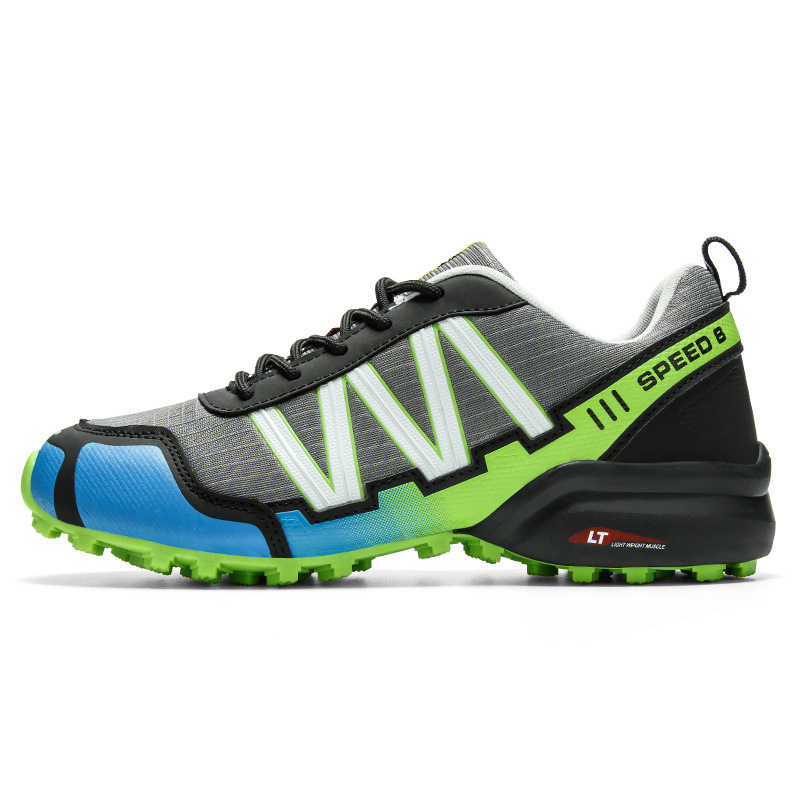 Spring and summer shoes outdoor mountaineering casual sneaker fashion mesh men's shoes low-top running shoes trendy men's shoes
