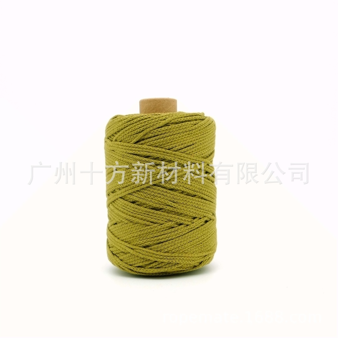 Picture of Wholesale color 1.5mm round strand yarn combed cotton thread crochet wool knitting handmade thread DIY cotton rope