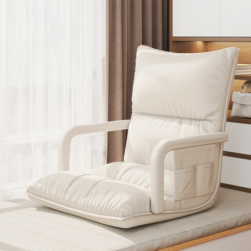 Bed Backrest Chair Student Dormitory Tatami Single Folding Chair Home Bay Window Reclining and Sleeping Lazy Sofa