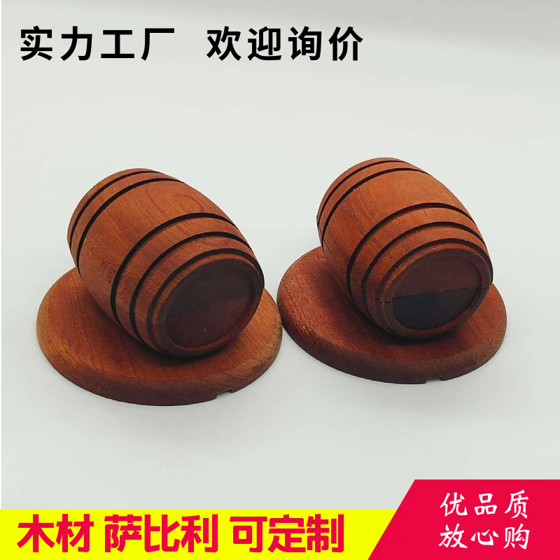 Wooden Cocktail Smoker Bar Whiskey Barrel Sawdust Smoking Set Kitchen Cooking Seasoning Tool